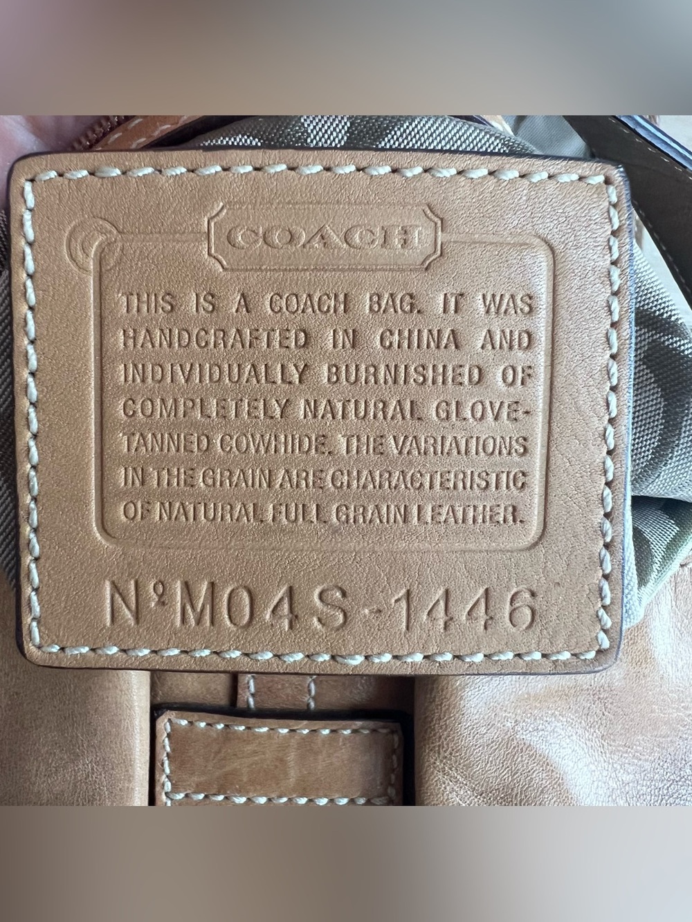 Vintage Coach Y2K Tan Soho Buckle Double Pocket Shoulder Bag - Picture 8 of 8